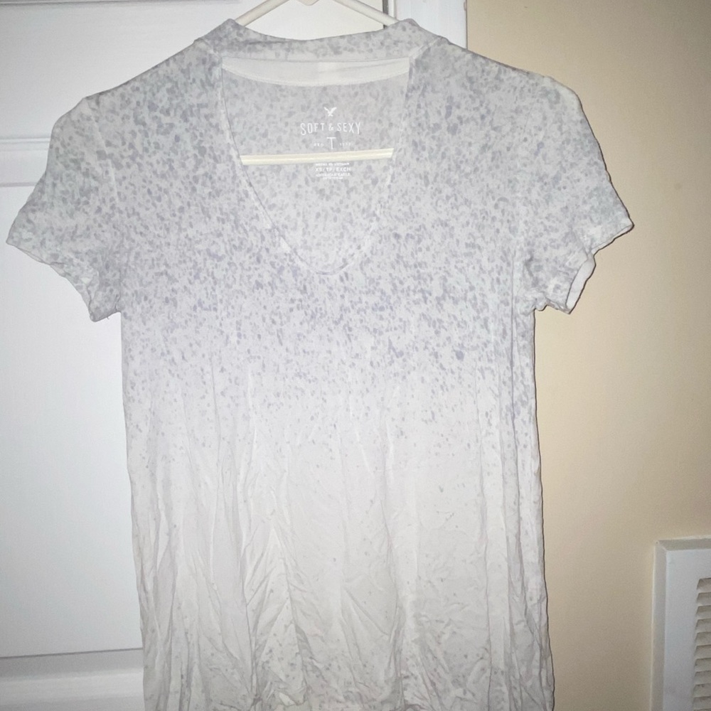 2 american eagle soft & sexy open chest tops